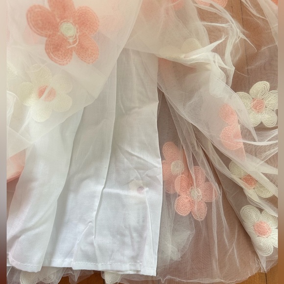 Baby Girl Daisy Tulle Dress - Picture 3 of 5